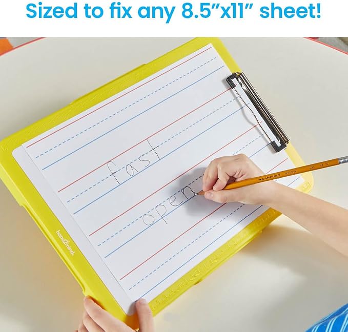 hand2mind Rainbow Writing Slant Boards, Desktop Whiteboard Clipboards, Reusable - Image 6