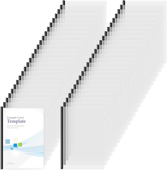 100 Pcs Clear Report Covers by Unknown