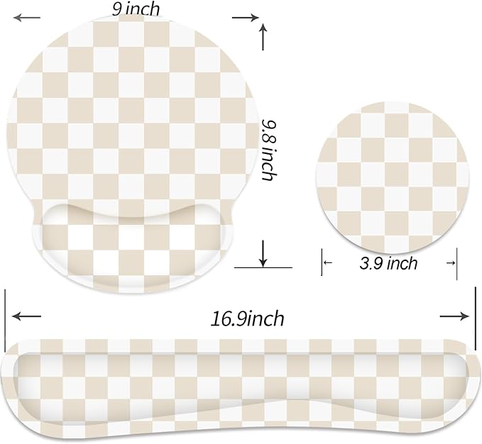 Ergonomic Mouse Pad with Wrist Rest and Keyboard Wrist Rest, Mousepad and - Image 7