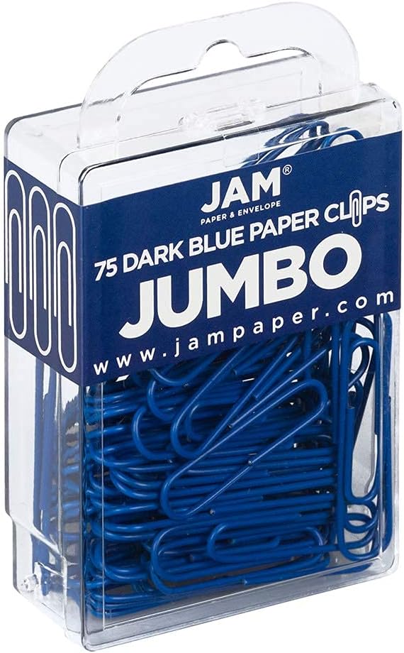 JAM PAPER Colorful Jumbo Paper Clips - Image 2