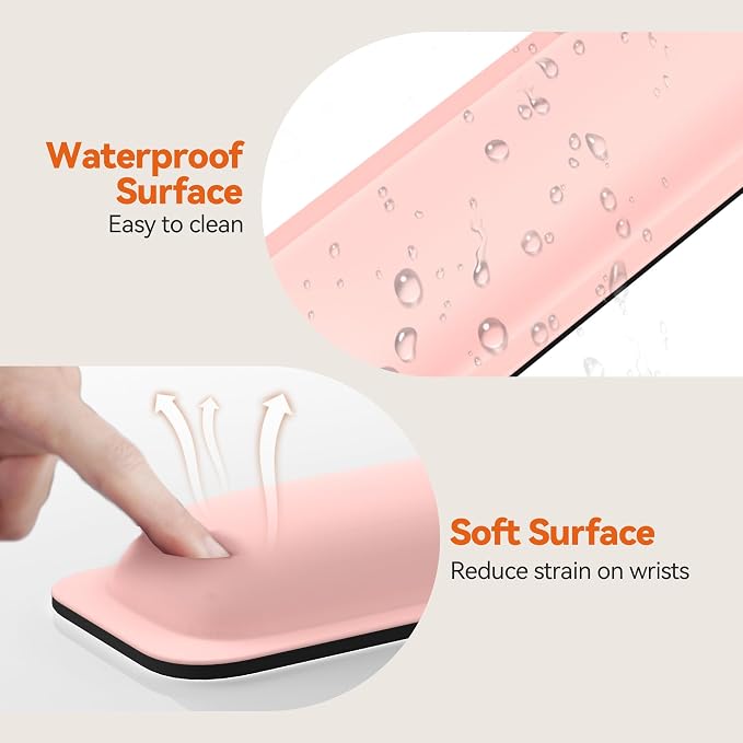 TECKNET Wrist Rest for Computer Keyboard, Thicken Memory Foam Wrist Support Pad - Image 5