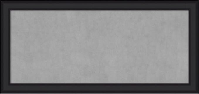 Amanti Art Black Framed Magnetic Board 25x53 Oversize Vision Board by AmantiArt