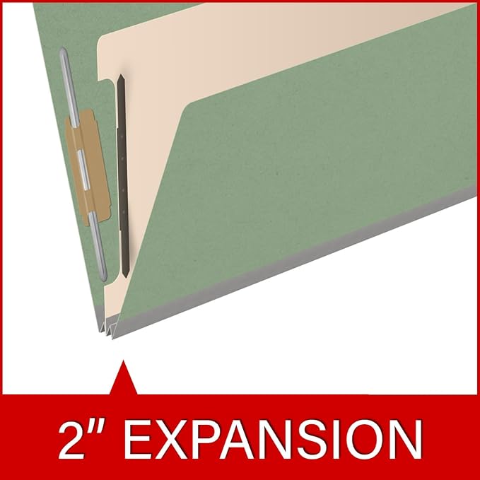 Ecom Folders Top Tab Pressboard Classification Folders | Legal Size 25 Pt Stock - Image 7