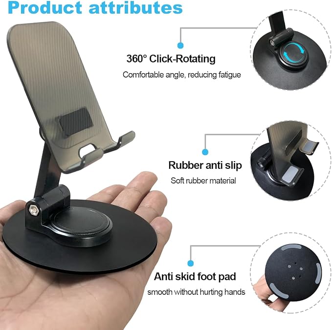 POQOD Foldable Cell Phone Stand - Image 5