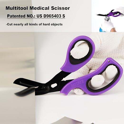 MEUUT 2 Pack Trauma Shears Bandage Scissors - Image 4