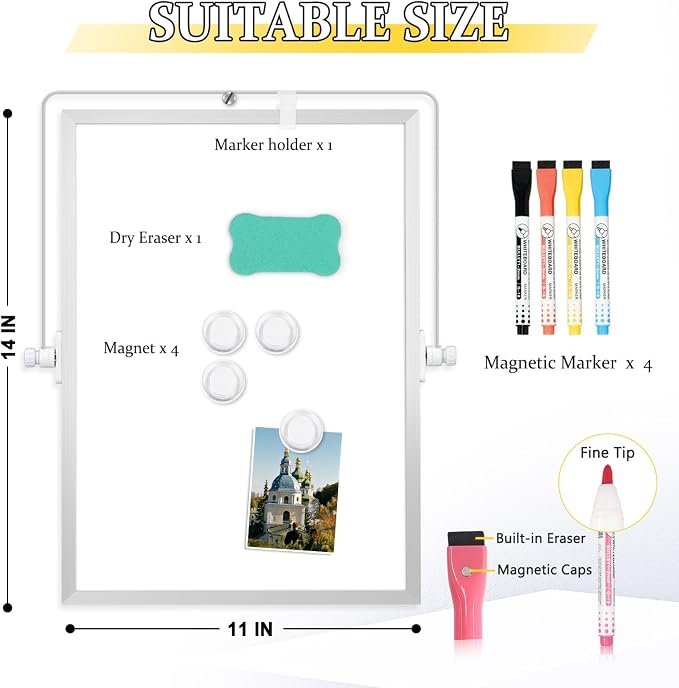 Double-Sided Magnetic White Board - Image 3