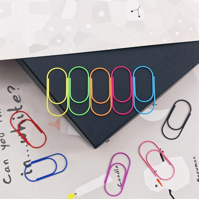 OWLFAVO 100pcs 2 inch Jumbo Paper Clips - Image 3