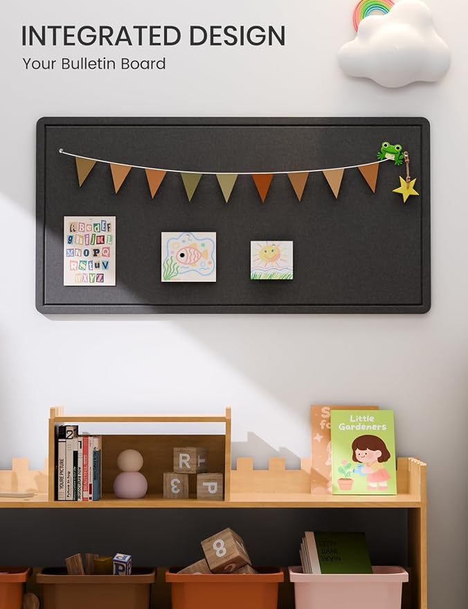 Fluxynara Bulletin Board, Foldable Felt Pin Board - Image 6