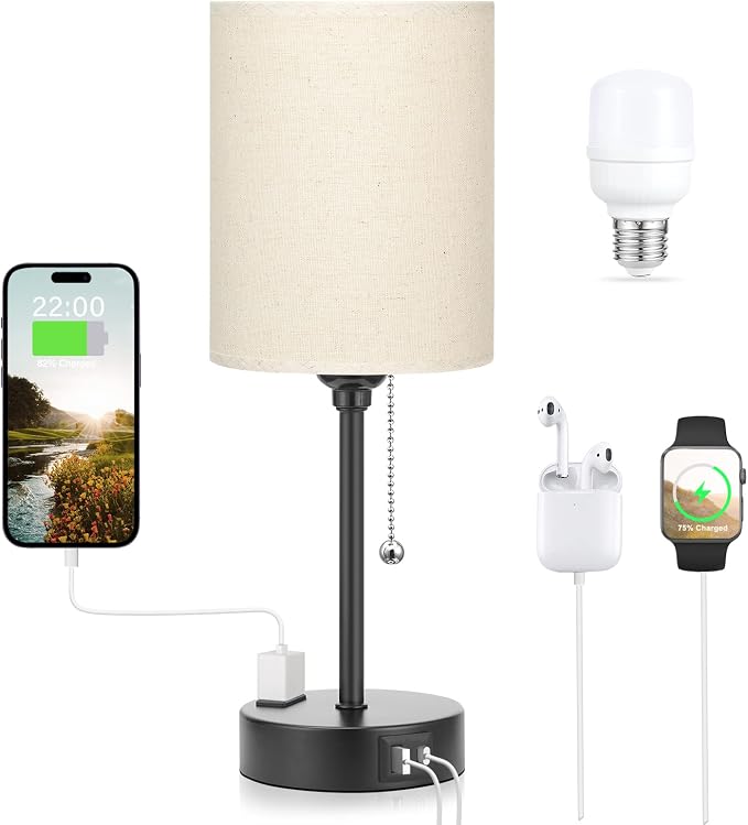 Beige Small Lamps 3 Levels Brightness by DicooolDirect