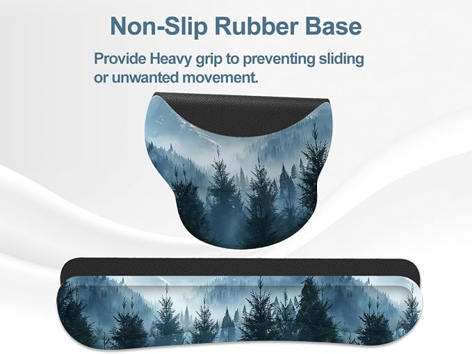 Ergonomic Mouse Pad with Wrist Rest and Keyboard Wrist Rest, Mousepad and Wrist - Image 5