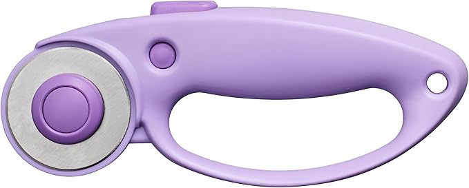 Fiskars Loop Rotary Cutter, Explore Collection Ultra Lilac, Precision-Ground - Image 2