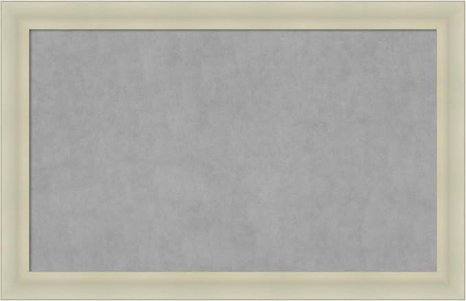 Amanti Art Silver Framed Magnetic Board 29x45 Large Vision Board by AmantiArt