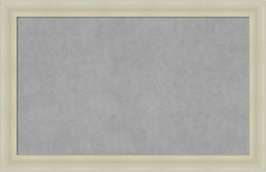 Amanti Art Silver Framed Magnetic Board 29x45 Large Vision Board by AmantiArt