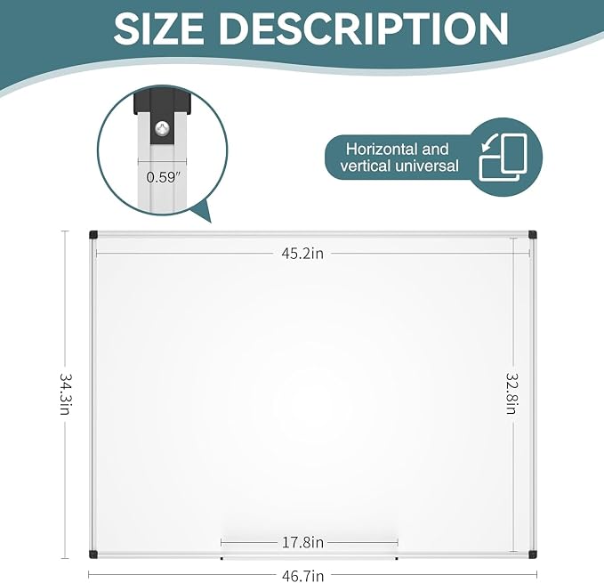 Magnetic Dry Erase Whiteboard - Image 3