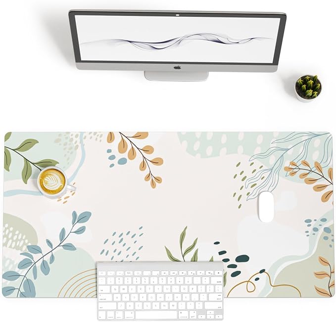 Colorful Star Large Mouse Pad, Abstract Boho Double Sided Computer Gaming Mouse - Image 8