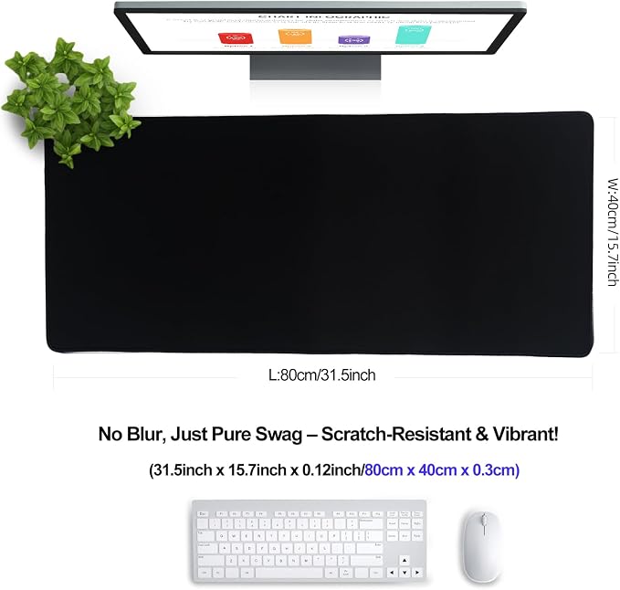 XXL Gaming Mouse Pad 31.5x15.7 Professional Large Mouse Pad & Computer Game - Image 2