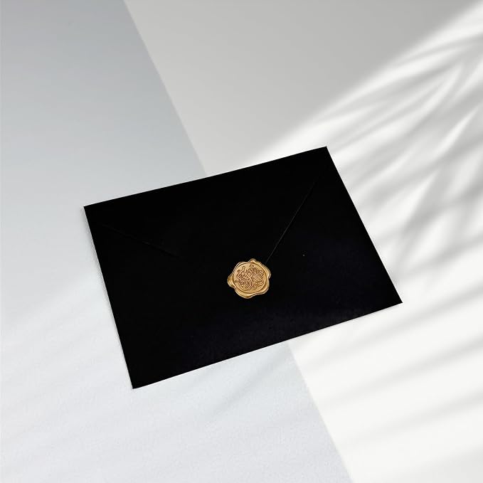 50 PCS Black Colorful A7 Envelopes - Image 4