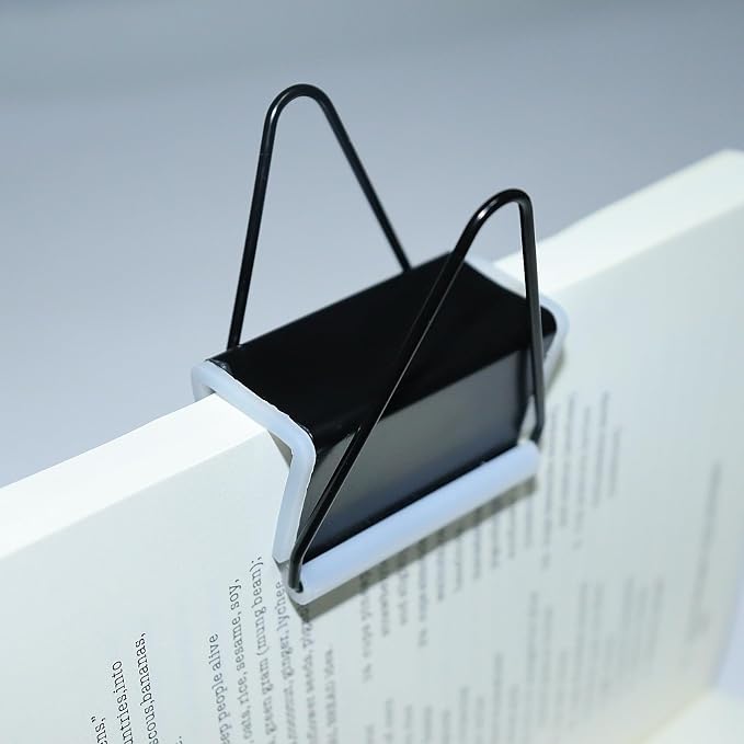 2.2 inch Binder Clip with Soft Silicone Pad Alloy Steel Bulldog Foldback Clips - Image 4