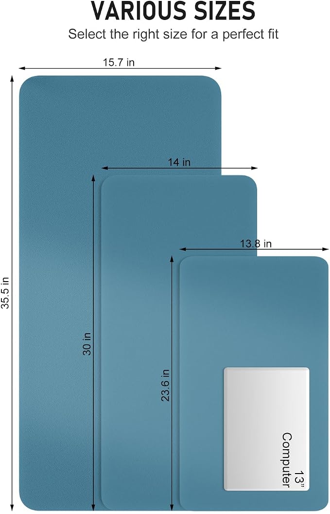 Desk Pad, Waterproof Laptop Computer Writing Mat - Image 6