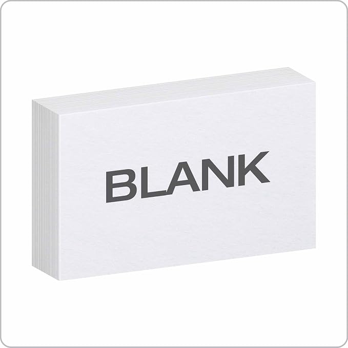 Oxford 30 Blank Index Cards, 000 Cards - Image 2