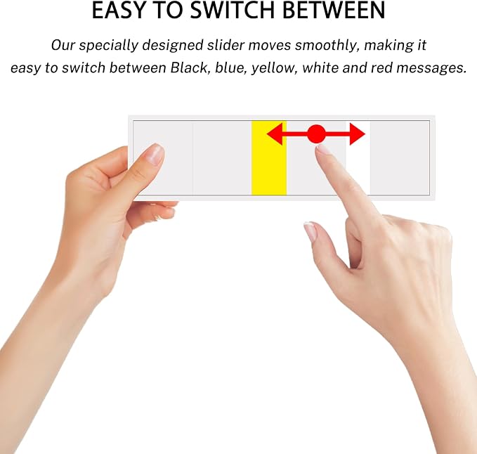 Blank Office Door Sign, Exam Room Medical Door Indicator - Image 5