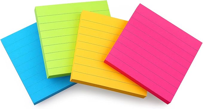 Lined Sticky Notes 3x3 Sticky Notes - Image 3