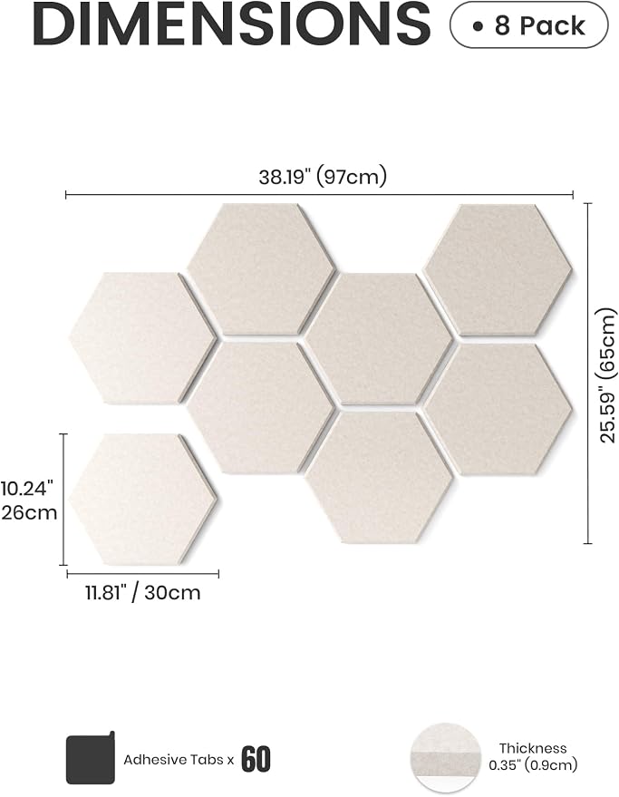 Fluxynara Hexagon Cork Board Alternative - Image 2