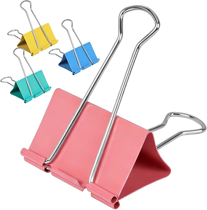 Ufmarine Jumbo Binder Clips 3 inch, Extra Large Binder Clips Giant by Ufmarine