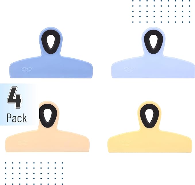 Mr. Pen- Magnetic Bag Clips, 4 Pack, Durable Plastic - Image 2