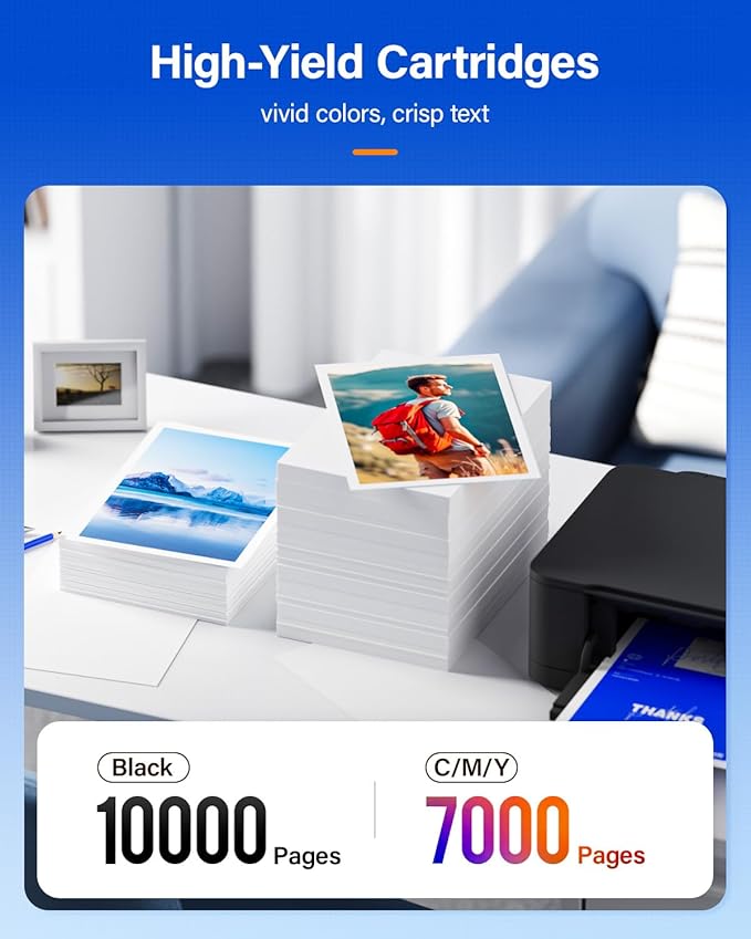 972X Ink Cartridges High Yield 4-Pack with chip Compatible Replacement for HP 972X 972A 972 use with HP Pagewide Pro 477dw 577dw 477dn 452dn 452dw 552dw 577z P55250dw Printer Black Cyan Magenta Yellow-DeskLoop Office