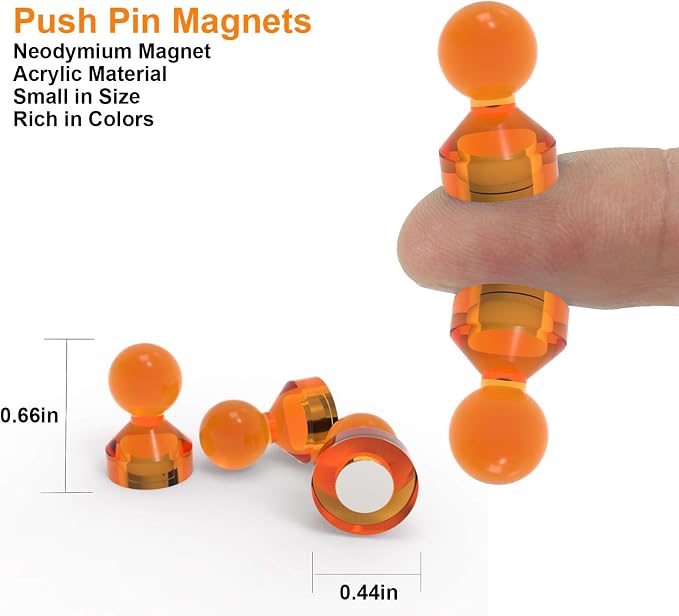 Ant Mag Magnetic Push Pins Strong Push Pin Magnets - Image 2