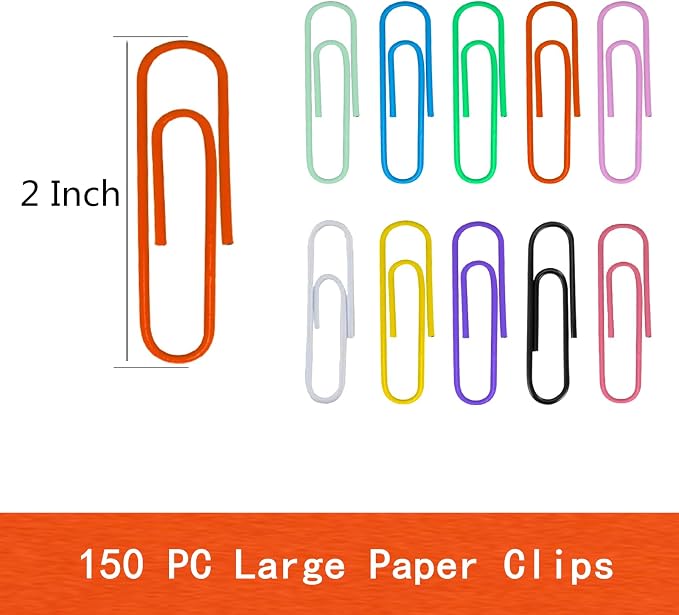 150 Pcs 2 Inch/50mm Large Paperclips - Image 2