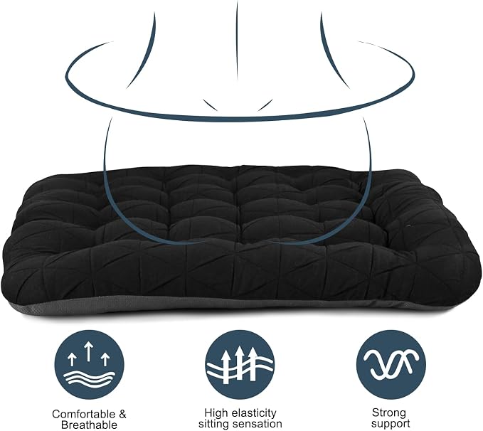 BUYUE Good Support Office Chair Cushion, Luxury Jacquard - Image 5