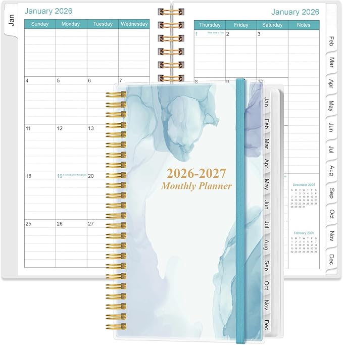 2026-2027 Monthly Planner by Heveboik