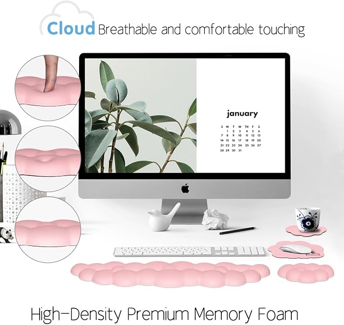 Cloud Wrist Rest Keyboard Palm Rest - Image 6