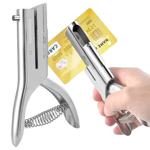 Heavy Duty Hole Punch 1/4 Inch, Single Hole Punch Heavy Duty 2 Inch Reach Deep by Newisdomake