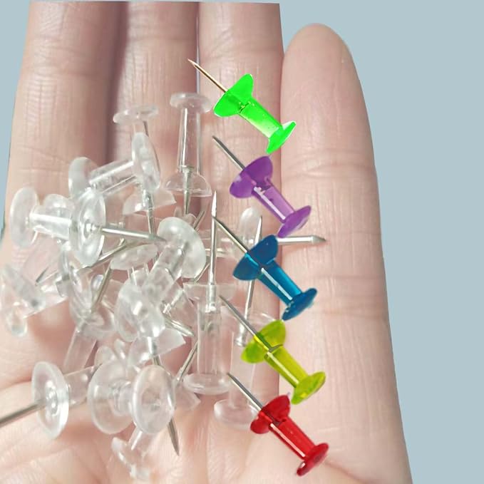 200pcs Push Pins, Bulletin Board Thumb Tacks - Image 5