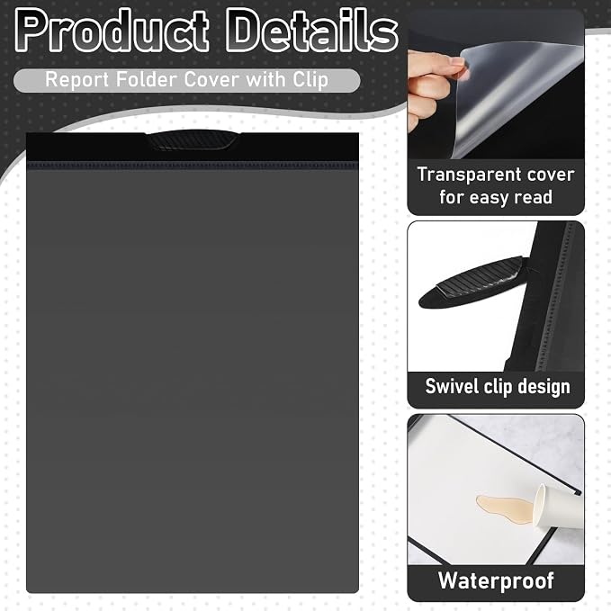 Dunzoom 10 Pack 11 x 17 Inches Clear Report Covers - Image 3