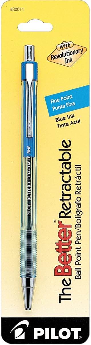 Pilot The Better Retractable Ballpoint Pen, Fine Point, Single Pen by PilotCorporationofAmerica
