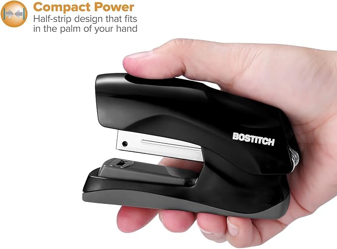 Bostitch Office Heavy Duty Stapler, 40 Sheet Capacity, No Jam, Half Strip - Image 6