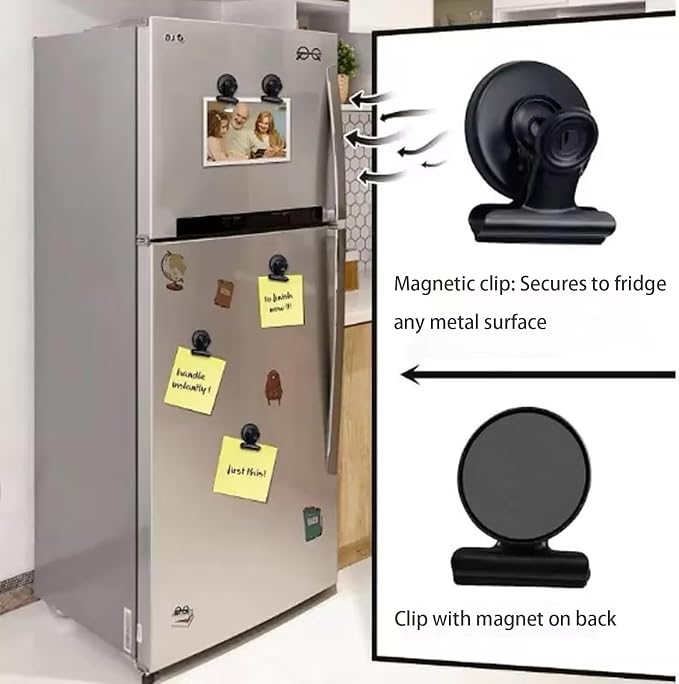 Strong Magnetic Clips, 20 Pack, 1.57 Inch, 40 mm, Refrigerator Magnet Clips - Image 5