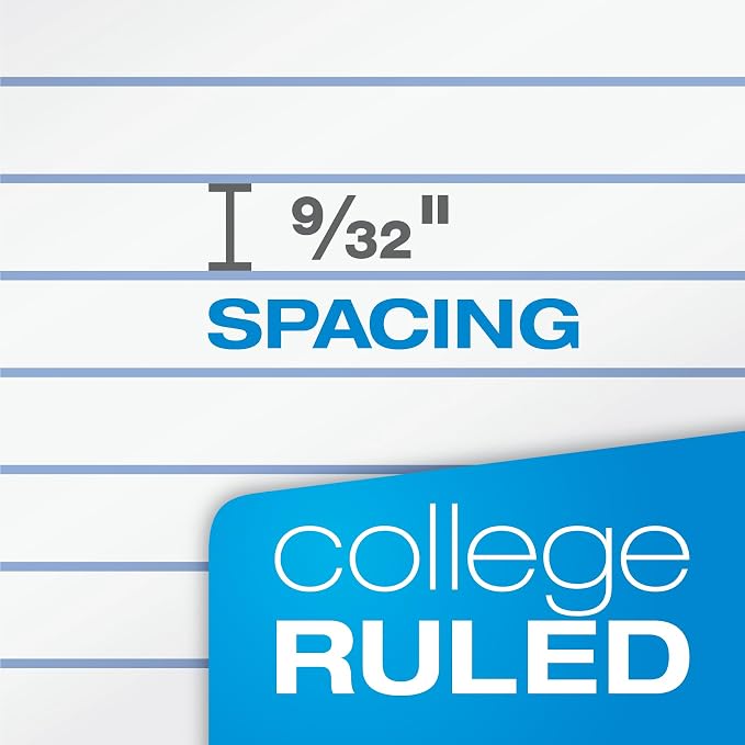 Oxford Spiral Notebooks, 3 Pack, 5 Subject, College Ruled Notebooks - Image 4