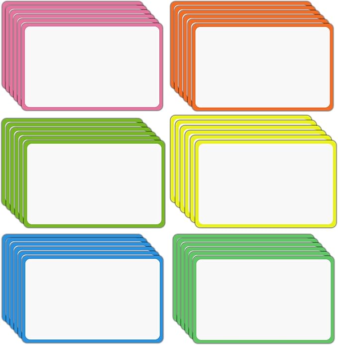36 Pack Magnetic Dry Erase Labels 3x5 Inch by JINGZHAN