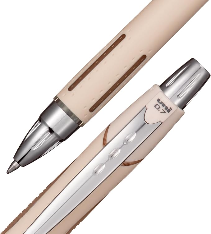Uni-Ball Jetstream RT Ballpoint Pen, Fine Point, Ivory Barrel, 6 Pens - Image 5