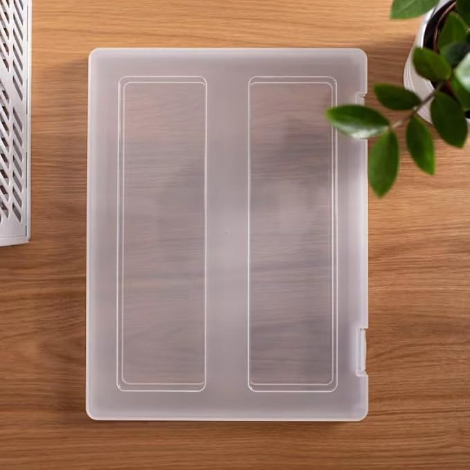 A4 Plastic Paper Organizer, Document File Box, Printer Paper Storage Container - Image 5