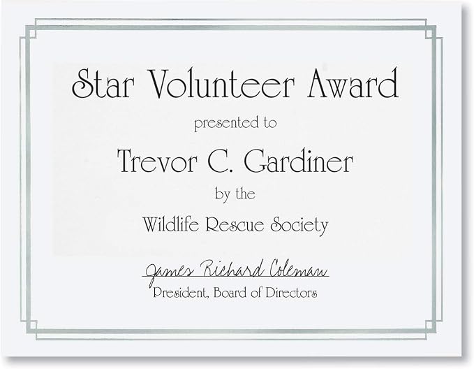 PaperDirect Silver Foil Elegance Border Specialty Certificates, 38lb White Paper - Image 3