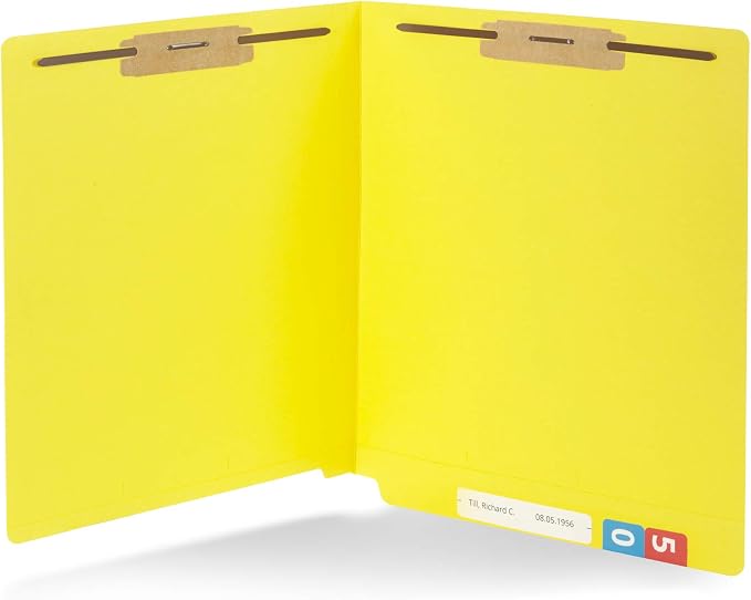 Blue Summit Supplies 50 End Tab Fastener Folders, Letter Size - Image 5