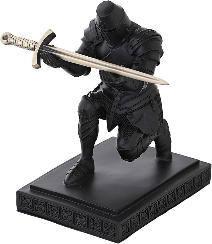NCQIXIAO Templar Vanguard Soldier Pen Holder Pencil Stand Desk Organizers and by NCQIXIAO