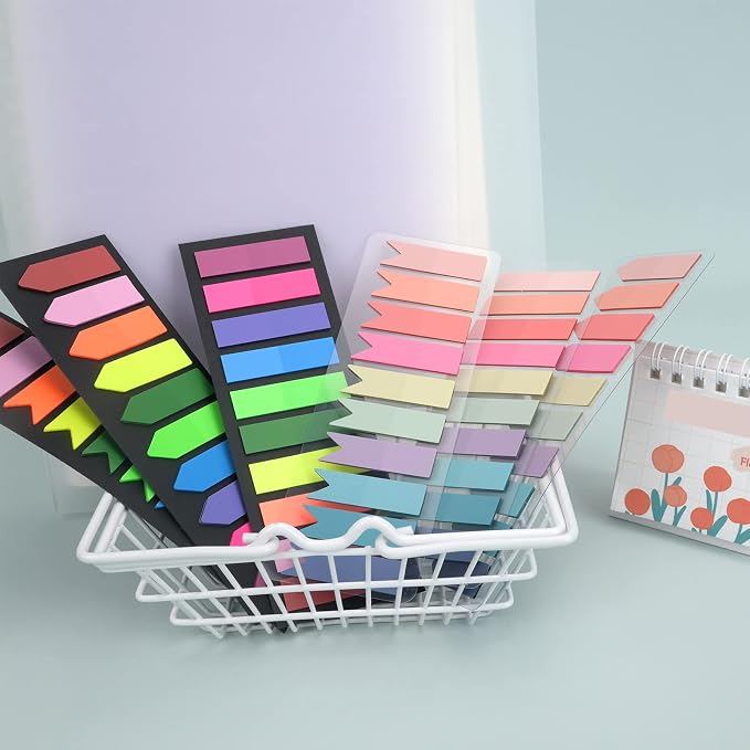 Temiary 1200 Pcs Transparent Sticky Index Tabs, Page Marker - Image 7