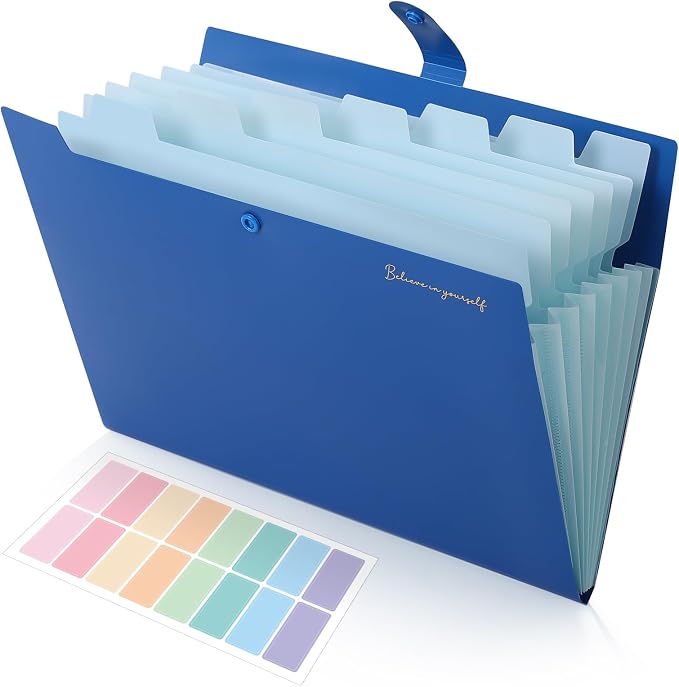 SKYDUE Expanding File Folder, Accordion File Organizer by SKYDUE